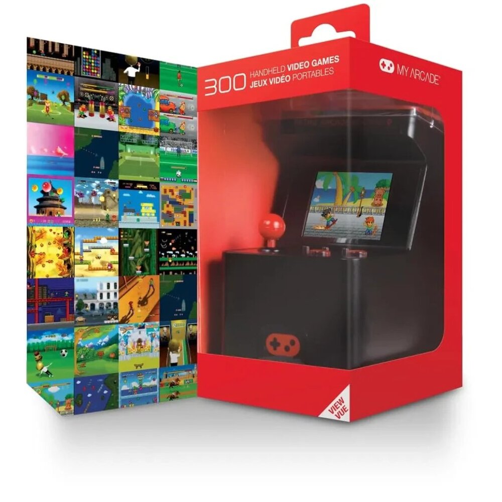 My Arcade DGUN-2593 Retro Arcade Machine X: Mini Game Arcade Cabinet (300 Games)